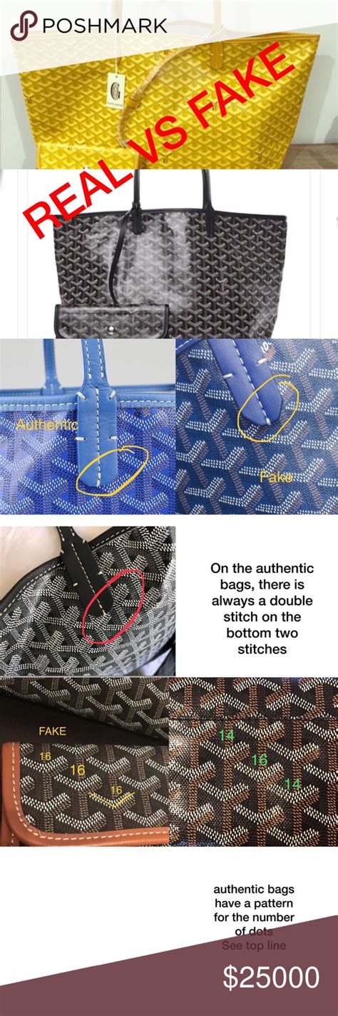 realreal goyard|goyard bag real thing.